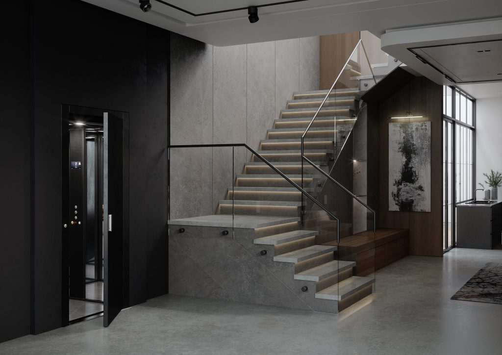 HLB - Consumi ridotti, installazione semplificata, estetica senza pari. - Home lift